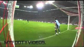 real madrid vs bayern munich 4-2 penalties(penalty shootout ) full clip (13.08.10)