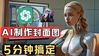 AI制作youtube封面图教学，新手如何利用 chatGPT-4o＋leonardo.ai 5分钟完成一张高点击率的缩略图，leonardo.ai以图生图，ai绘图提示词怎么写，ai生成图片工具推荐