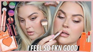 (highly requested) FEEL GOOD MAKEUP  grwm soft peach glam