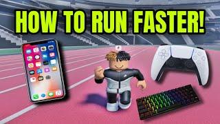 HOW TO RUN FASTER IN TRACK & FIELD INFINITE ROBLOX!