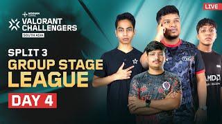 [HINDI/URDU] Valorant Challengers South Asia 2024 | Split 3 | Group Stage | Day 4