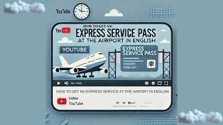 84.⏰How to Get an Express Service Pass at the Airport in English