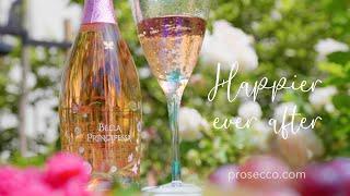 Best Prosecco Champagne: Bella Principessa ceramic-painted Luxury @proseccowine & @Proseccodoc #rosé