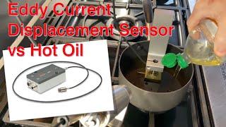 Eddy Current Displacement Sensor vs Hot Oil