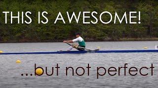 This is some of the best sculling I have seen so far! (but is it efficient?)