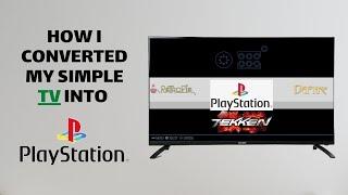 How I Converted My Simple TV into Play Station | In Hindi