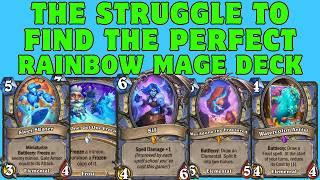 Trying to Find 100% Win Rate RAINBOW MAGE Deck for My Viewers ► Hearthstone 30.0