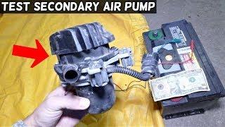 HOW TO TEST SECONDARY AIR PUMP  Most Cars