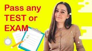 How to Successfully pass any EXAM or TEST