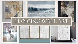 The EASIEST WAY To Hang Wall Art