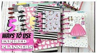 5 ways to use expired planners | Happy Planners