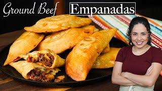 How to make GROUND BEEF EMPANADAS Mexican-style | Easy ground beef recipes | Villa Cocina