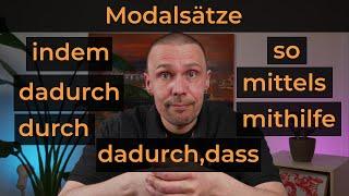 Werde ein Konnektoren-Profi! Modalsätze (B2/C1)