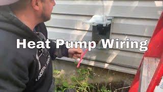 Wiring Of Hvac Heat Pump Electrical Installation Of AC Unit