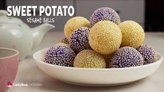 SWEET POTATO SESAME BALLS - Homemade Cooking Recipes