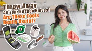 Review of popular vegetable cutting tools测评爆款切菜神器，到底是不是智商税？