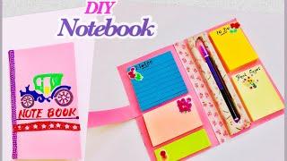 DIY Notebook with Pen Holder | DIY School Supplies