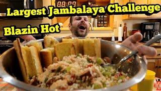 Largest Jambalaya Challenge Ever | ManVFood | Giant Foods