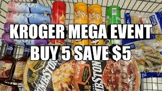 KROGER MEGA EVENT BUY 5 SAVE $5