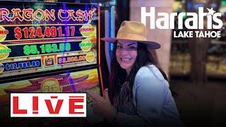  LIVE: BACK AT THE LUCKY GRAND SPOT! High-Limit at Harrah's Lake Tahoe | Jackpot Slot Spot