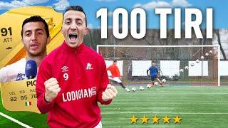 ️ 100 TIRI CHALLENGE: ANTONIO PICCI (felicissimo e stanchissimo) Quanti Goal Segnerà su 100 tiri?