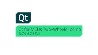 Qt for MCUs: Two-Wheeler demo on NXP i.MX93 EVK with Boot2Qt Linux