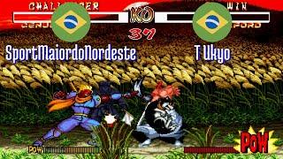 @samsho2: SportMaiordoNordeste (BR) vs T Ukyo (BR) [Samurai Shodown II Fightcade] Sep 2