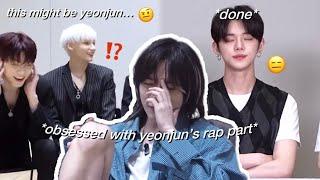 beomgyu obsessed with yeonjun’s rap part for 4 minutes straight