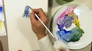 Watercolor lesson / Botanical / Ботаническая живопись