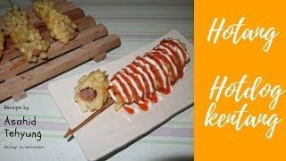 How To Make Hotang ( Potatoe Hotdog )