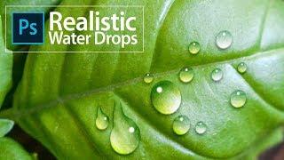 How to Make Water Drop Effect on Leaf in Photoshop | Photoshop Water Drop Effect | Photoshop Effect