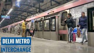 DELHI METRO | Welcome Station | Interchange From Red To Pink Line