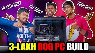 Rs.3,00,000/- ALL ASUS ROG PC BUILD | Intel i9 13900K + AMD 7900 XT  | A2D X @ROGIndia.official