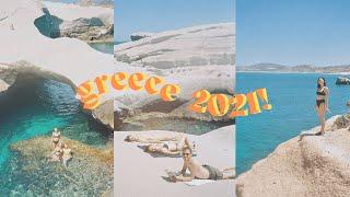 a trip to greece! // athens and milos 2021 ️ (vlog)