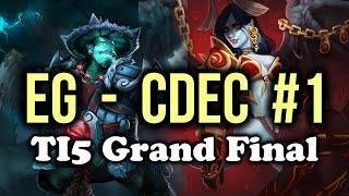 EG (Evil Geniuses) vs CDEC Dota 2 Highlights TI5/The International 5 Grand Final Game 1