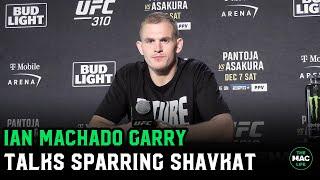 Ian Machado Garry on Shavkat tapping him in sparring: "It’s not relevant"