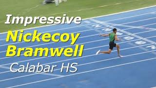 Impressive Nickecoy Bramwell | Calabar Top of the pack in Class 3 100m | Camperdown Classics 2022