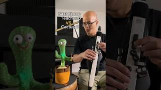 Can Cactus beat ELECTRIC saxophone??? #saxophone