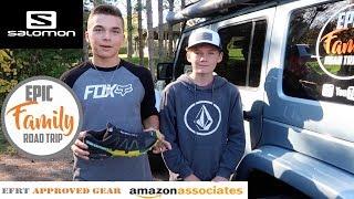 EPIC FAMILY ROAD TRIP GEAR REVIEW: Salomon Trekking Shoes