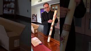 Unboxing! The Paschal Candle