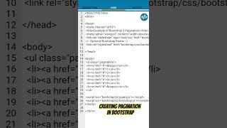 Creating pagination in Bootstrap @ctutorialbynaziasohail