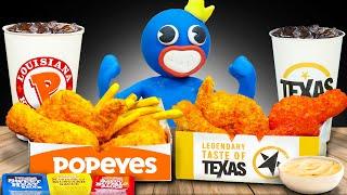 POPEYES vs TEXAS FRIED CHICKEN & Spicy Noodles 크리스피 텍사스 프라이드 치킨 Mukbang Asmr