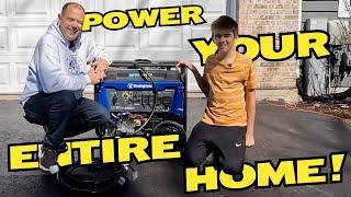 Power Your Entire Home | Westinghouse 9500DF Portable Generator Review & How To