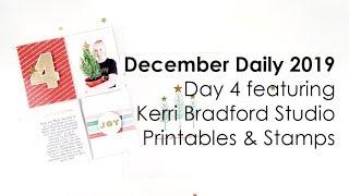 Scrapbooking Process | December Album | Day 4 feat. Kerri Bradford Studio