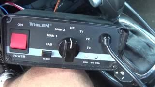 Whelen 295sl100 Siren Demo Part1