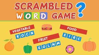 Scrambled Word Games | Word Game | Guess the Word