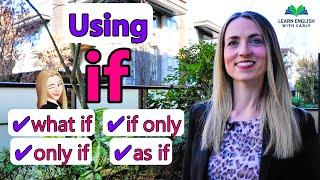 ⭐Advanced English: Master "IF" - WHAT IF, ONLY IF, IF ONLY & AS IF #grammar #if #advancedenglish ⭐