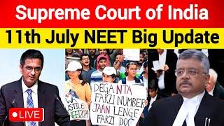 NEET | NTA Scam 2024 CJI Judgement LIVE | Supreme Court Live Hearing | RE-NEET Latest Update #law