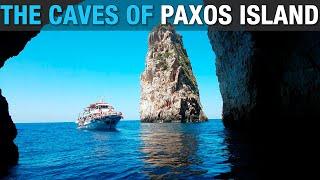 The Caves of Paxos Island, Greece