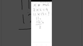 Multiplication Operation - Operasi Perkalian #shorts